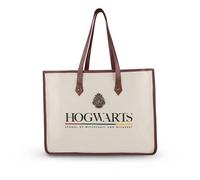 Cinereplicas Sac cabas Harry Potter Poudlard Canvas beige pour enfants – Licence officielle