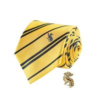 Répilque Cravate Deluxe Avec Pin's Poufsouffle Harry Potter Taille Unique Noir