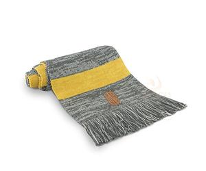 Cinereplicas Harry Potter - Echarpe Classique - Licence Officielle (Gris et jaune)