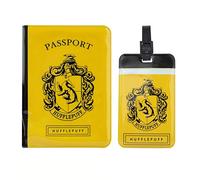 Cinereplicas Harry Potter - Étiquette à bagage & couverture de passeport Poufsouffle - Licence Officielle