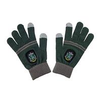 Cinereplicas - Harry Potter - Gants Ecran Tactiles - Licence Officielle - Maison Serpentard - Taille Unique - Vert et Gris