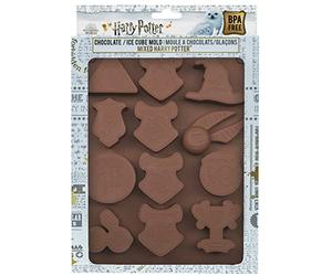 Cinereplicas - Harry Potter - Moule à glaçon ou Chocolat en Silicone - Licence Officielle - Logos et Symboles