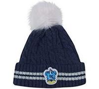 Cinereplicas - Harry Potter - Pompon Bonnet - Licence Officielle - Maison Serdaigle - Bleu et Gris G