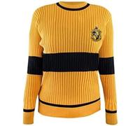 Cinereplicas Harry Potter - Pull de Quidditch Poufsouffle - Enfant/XS - Licence Officielle