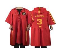 Cinereplicas HARRY POTTER Robe de Quidditch Personnalisable Gryffondor/Serpentard - XS/S/L/M - Licence Officielle