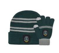 Cinereplicas Harry Potter - Set Bonnet & Gants Enfants - Licence Officielle (Grün und Grau)
