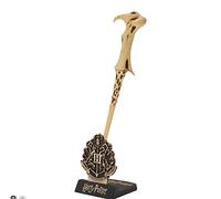 Cinereplicas Harry Potter - Stylo-baguette Voldemort avec socle et marque-page lenticulaire - Licence officielle