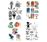 Cinereplicas Harry Potter - Tatouage Temporaire (35 tatouages) - Licence Officielle