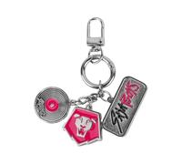 Cinereplicas Kpop Demon Hunters - Porte-clés à Breloques Saja Boys - Lot de 3 Porte-clés en métal, Accessoire pour Sac à Dos Kpop - 10 x 6 cm - sous Licence Officielle