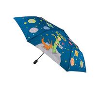 Cinereplicas Le Petit Prince - Parapluie Compagnons Cosmiques - Pliable - Automatique - Diamètre Ouvert 121 cm - Licence Officielle