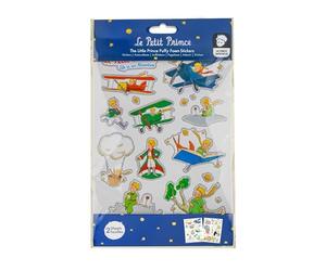Cinereplicas Le Petit Prince - Set d’Autocollants 3D Puffy - 37 Stickers - Pour carnets, coques de téléphone, ordinateurs - Licence Officielle