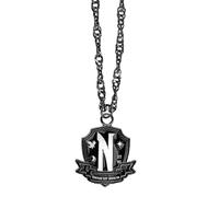 Cinereplicas Mercredi - Collier Académie Nevermore Noir 51 cm - Licence officelle