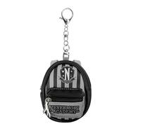 Cinereplicas MERCREDI - Pochette porte-clés - Nevermore Academy Black - licence officielle