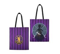 Cinereplicas Mercredi - Tote Bag Mercredi et son violoncelle 42 * 38 cm - Licence Officielle