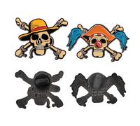 CINEREPLICAS ONE PIECE - Lot de 2 pin's Luffy et Buggy - Licence Officielle