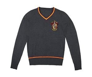 Cinereplicas - Pull Harry Potter Poudlard - col V Gris,Gryffondor,S