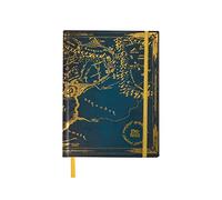 Cinereplicas Seigneur des Anneaux - Carnet Terre du Milieu couverture rigide et Carte amovible incluse 160 pages 14.5 * 21cm - Licence Officielle