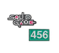 Cinereplicas Pin's Squid Game et Player 456 Pack de 2