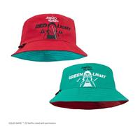 Cinereplicas Squid Game - Chapeau bob lumière rouge et vert - Tour de tête de 60 cm - Licence officielle
