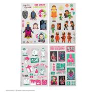 Cinereplicas Squid Game - Set de 4 Stickers - Squid Game - Licence Officielle