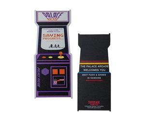 Cinereplicas Stranger Things - Marque-page Arcade en métal - 10 cm x 4,5 cm - Licence officielle