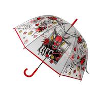 Cinereplicas Stranger Things - Parapluie transparent Hellfire Club - Léger & Protection contre la pluie - Diamètre ouvert : 86 cm - Licence Officielle