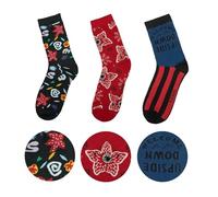 Cinereplicas Stranger Things - Set de 3 paires de chaussettes - Licence Officielle