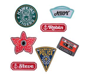 Cinereplicas Stranger Things - Set de 7 Écussons - Licence Officielle