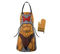 Cinereplicas Tablier De Cuisine Avec Gant De Cuisine Heman Masters Of The Universe