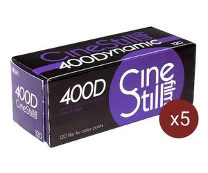 CINESTILL Dynamic 400 Asa 120 - Lot de 5