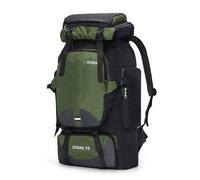 CINGHI LUSSO Sac à dos de randonnée 70L Sac à dos pour hommes femmes Grand sac à dos pour voyage Camping imperméable Sac à dos léger pour l'extérieur Sacs de voyage (Vert)