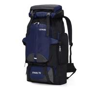 CINGHI LUSSO Sac à dos de randonnée 70L Sac à dos pour hommes femmes Grand sac à dos pour voyage Camping imperméable Sac à dos léger pour l'extérieur Sacs de voyage (Bleu)