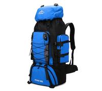 CINGHI LUSSO Sac à dos de randonnée 90 L pour homme et femme - Sac à dos imperméable pour voyage, camping, trekking, plein air, bleu, 80*43*25cm/31.5*16.9*9.8in