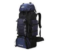 CINGHI LUSSO Sac à dos de randonnée imperméable de 90 L pour homme, sac à dos pour voyage, survie, camping, grand sac à dos pour homme adulte, noir foncé, 80*43*25cm/31.5*16.9*9.8in