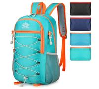 CINGHI LUSSO Sac à dos de voyage 25l hommes et femmes sac à dos pliable voyage Camping randonnée extérieur sac à dos petit imperméable ultra léger (Vert)