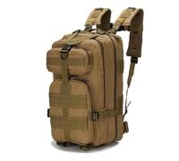 CINGHI LUSSO Sac à Dos Militaire Tactique 25L pour Homme - Multipoches, Randonnée, Survie, Voyage - Sports et Plein Air (Kaki)