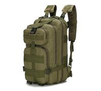 CINGHI LUSSO Sac à Dos Militaire Tactique 25L pour Homme - Randonnée, Survie, Voyage, Sports et Plein Air - Multipoches (Vert)