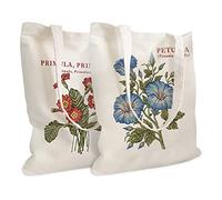 CINGHIA Tote Bag a Personnaliser,Sac Tissu,Canvas Tote Bag,Sac Tote Bag,2 Pièces de Imprimée Sac en Toile,30 x 40cm