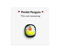 CingK A Little Pocket Penguin Hug, Mini pingouin de poche, décoration souvenir de poche spéciale pingouin mignon cadeau animal (You are Amazing)