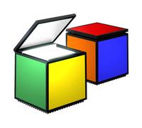 CINI&NILS Cuboled Lot de 2 lampes de table LED, ACCNCUB.0294L+ACCNCUB.0294L,