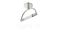 Cini&Nils Gradi Mini Plafonnier LED nickel satiné/réflecteur blanc