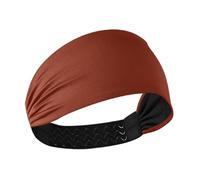 Cinnabar Serre-tête extensible anti-humidité pour femme pour le lavage du visage Football Tennis Diadema para maquillaje Rouge