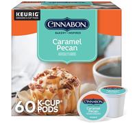 Cinnabon Keurig Lot de 60 capsules de café caramel et pacannus à portion unique (6 paquets de 10)