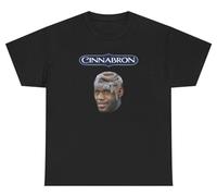 Cinnabron T-shirt humoristique Lebron Cinnamon Roll Parodie Meme Humour Tee, Noir/blanc, L