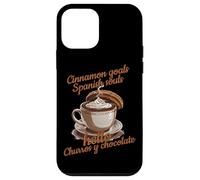 Cinnamon Goals Spanish Souls Hello Churros Y Chocolate Coque pour iPhone 12 Mini