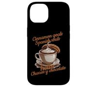 Cinnamon Goals Spanish Souls Hello Churros Y Chocolate Coque pour iPhone 14