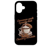 Cinnamon Goals Spanish Souls Hello Churros Y Chocolate Coque pour iPhone 16