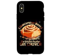 Cinnamon Rolls So Good The Kitchen HUSHES Like Church Coque pour iPhone X/XS