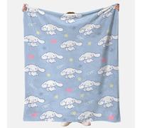 Cinnamoro Couverture Cartoon Enfants, Couverture Dessin Mignon Animé Flanelle Super Douce, pour Canapé, Lit, Décoration Chambre, Convient Garçons et Filles Cadeaux 100x150CM