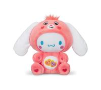 Cinnamoroll Dressed As Love-a-Lot Bear 8" Fun-Size Plush, Pink - Soft, Huggable